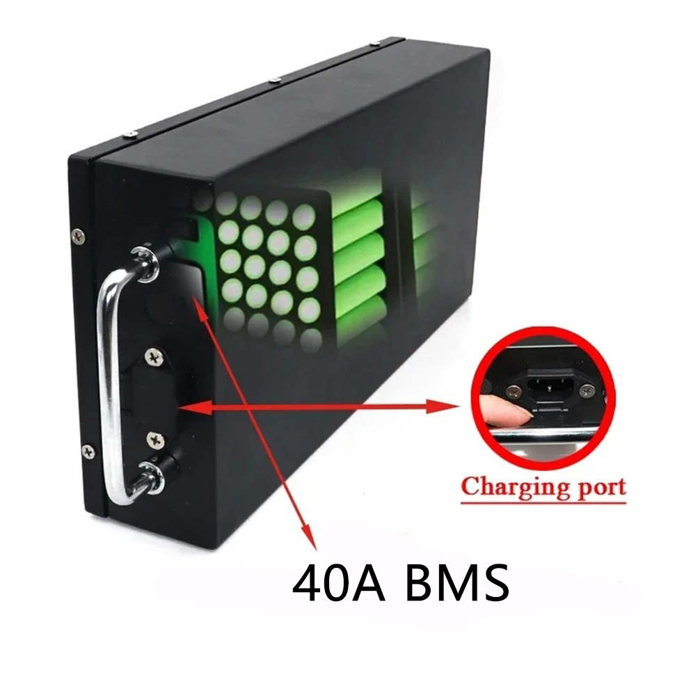 بطارية ليثيوم جديدة للمركبات ا - مراجعة 60V 50Ah Electric Scooter Battery وسعره