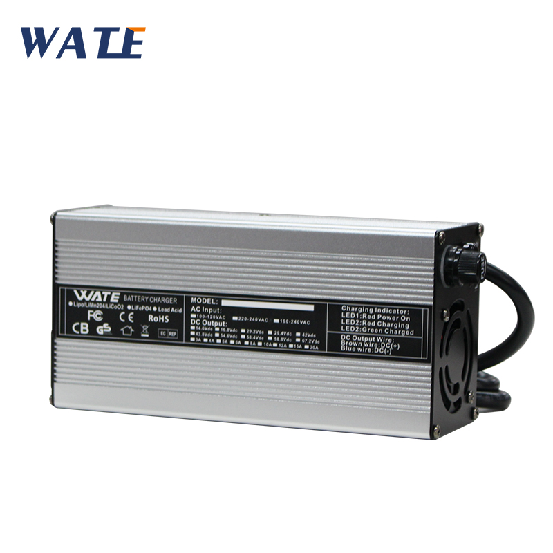 58.4 فولت 12A LiFePO4 شاحن بطا - مراجعة 84V 20A Smart Charger وسعره