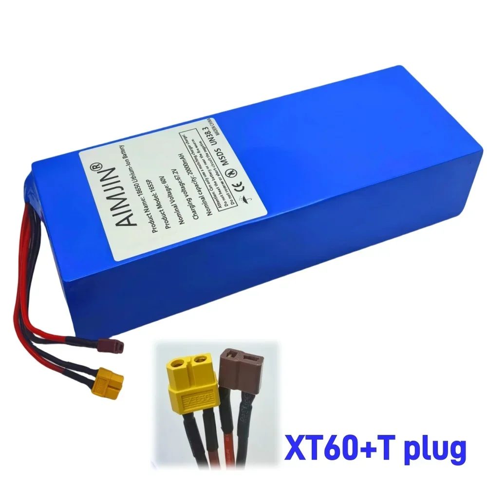 20000mAh 16S5P 60V بطارية ليثي - مراجعة 72V 40Ah Lifepo4 Battery Pack وسعره