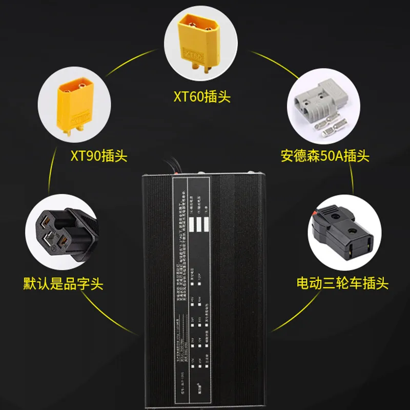 شاحن سريع بتيار قابل للتعديل ل - مراجعة 72V 15A Fast Charger وسعره