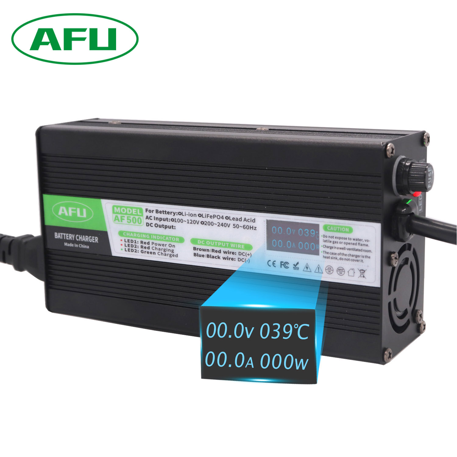 شاحن بطارية ليثيوم أيون ذكي مع - مراجعة 84V 20A Smart Charger وسعره